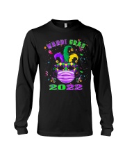Mask and Face Mask-Funny Mardi Gras 2022 Long Sleeve Tee tile