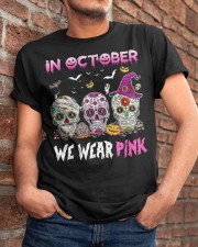 Sugar Skulls In October We Wear Pink Classic T-Shirt apparel-classic-tshirt-lifestyle-26