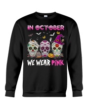Sugar Skulls In October We Wear Pink Crewneck Sweatshirt tile