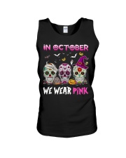 Sugar Skulls In October We Wear Pink Unisex Tank tile