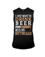Rottweiler Dog Beer Sleeveless Tee tile