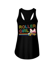 Roller Girl Vintage Seventies Ladies Flowy Tank tile