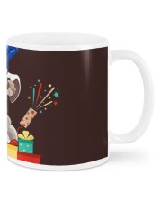 Bulldog Menorah Hat Mugs tile