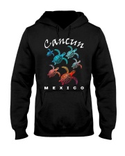 CANCUN MEXICO Sea Turtles Beach Hooded Sweatshirt tile