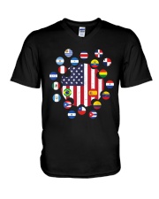 HIspanic Heritage 12 V-Neck T-Shirt tile