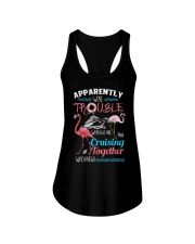 We're Trouble When We Are Cruising Together Ladies Flowy Tank tile