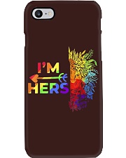 She's Mine I'm Hers LGBT Lion Couple Tee Lover LGBT Pride Phone Case tile