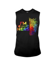 She's Mine I'm Hers LGBT Lion Couple Tee Lover LGBT Pride Sleeveless Tee tile