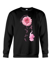 Faith Hope Fight Love Elephant Crewneck Sweatshirt tile