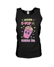 K Pop and Bubble Tea Unisex Tank tile