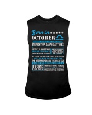 Born in October Libra Horoscope Sleeveless Tee tile