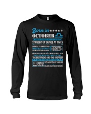 Born in October Libra Horoscope Long Sleeve Tee tile