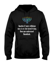 Hanukkah Chanukah Cellphone Quote Hooded Sweatshirt tile