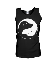 Labrador Retriever Cool Yin Yang Dog Unisex Tank tile