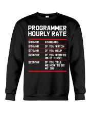 Funny Programmer Hourly Rate Crewneck Sweatshirt tile