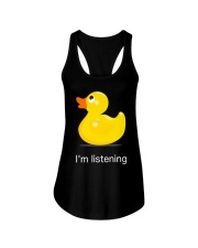 I'm Listening - Duck Ladies Flowy Tank tile