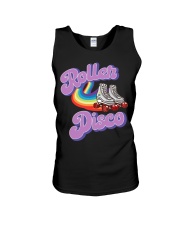 Cool Roller Disco Retro Unisex Tank tile