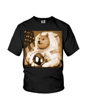 Dogecoin Moon Astronaut Youth T-Shirt tile
