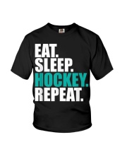 Eat Sleep Hockey Youth T-Shirt tile