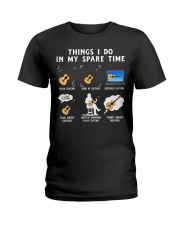 Things I Do In My Spare Time Guitar Player - Guitar Lover T-Shirt Ladies T-Shirt tile