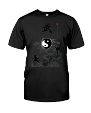 Chinese Kungfu Mountain Scene Classic T-Shirt tile