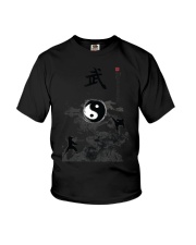 Chinese Kungfu Mountain Scene Youth T-Shirt tile