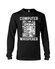 Funny Computer Geek Tech Nerd Long Sleeve Tee tile