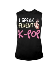 I Speak Fluent K-Pop Sleeveless Tee tile