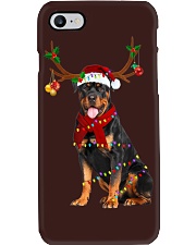 Santa Rottweiler Phone Case tile