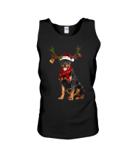 Santa Rottweiler Unisex Tank tile