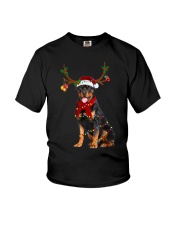 Santa Rottweiler Youth T-Shirt tile