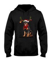 Santa Rottweiler Hooded Sweatshirt tile