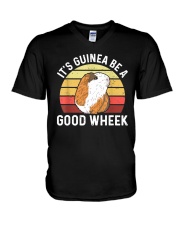 Guinea Pig (128) V-Neck T-Shirt tile
