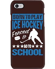 Born to play Hockey Phone Case tile