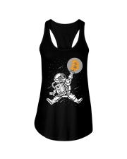 Bitcoin To The Moon Ladies Flowy Tank tile