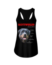 Rules for the owner of a Rottweiler Ladies Flowy Tank tile