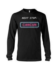 Next Stop Cancun Mexico Travel Vacation Tropical Long Sleeve Tee tile
