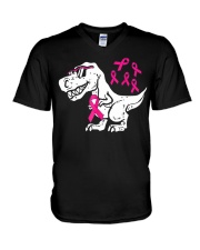 Breast Cancer Awareness V-Neck T-Shirt tile