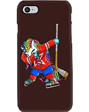 Dabbing Unicorn Ice Hockey Phone Case tile