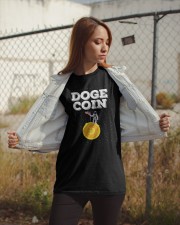 Dogecoin Moon Space US Flag Classic T-Shirt apparel-classic-tshirt-lifestyle-07