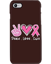 Peace Love Cure Faith Phone Case tile