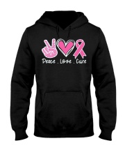 Peace Love Cure Faith Hooded Sweatshirt tile