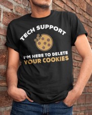 Tech Support I'm Here To Delete Your Cookies Classic T-Shirt apparel-classic-tshirt-lifestyle-26