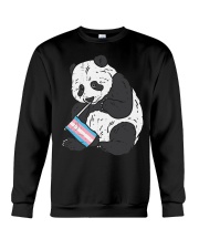 Panda Bear Transgender Flag Trans Pride LGBT Animal Crewneck Sweatshirt tile