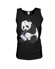 Panda Bear Transgender Flag Trans Pride LGBT Animal Unisex Tank tile