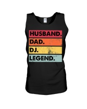 Husband Dad DJ Legend Unisex Tank tile