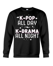 All Day K-Drama All Night KDrama Crewneck Sweatshirt tile