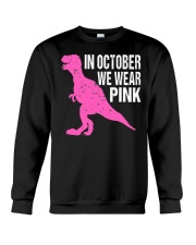 In October We Wear Pink Breast Cancer Awareness Crewneck Sweatshirt tile