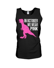 In October We Wear Pink Breast Cancer Awareness Unisex Tank tile
