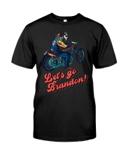 Let's Go Brandon Biker Motorcycle Pro American Classic T-Shirt front